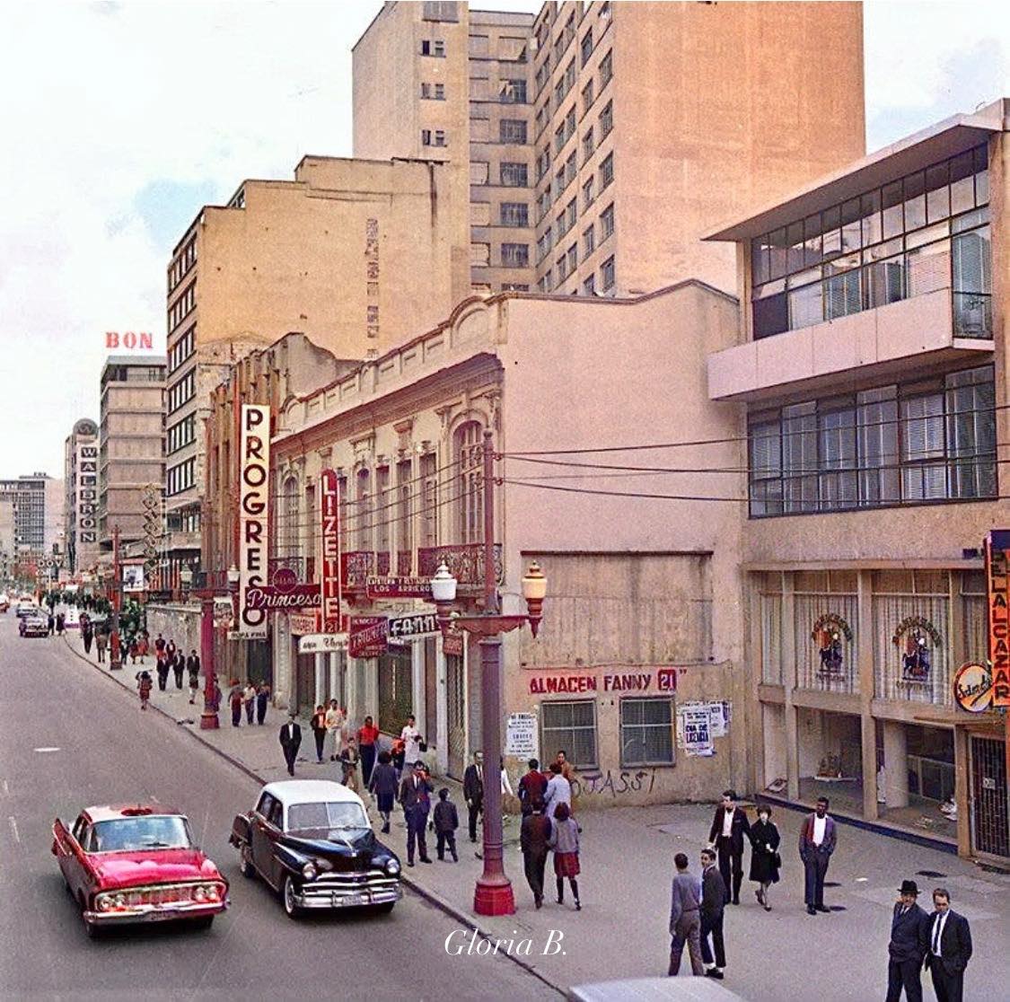 Tranvía eléctrico en la Séptima, 1910